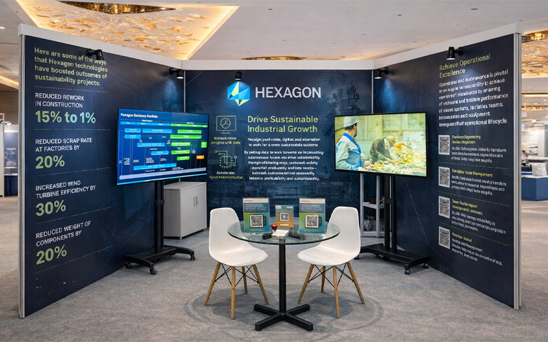 Hexagon Exhibition Booth (Indonesia)
