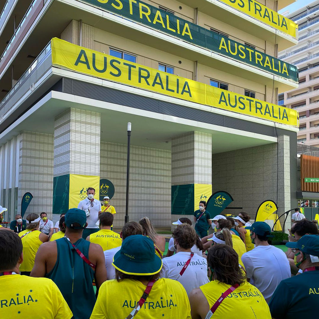 Australian Olympic Committee Village Signage