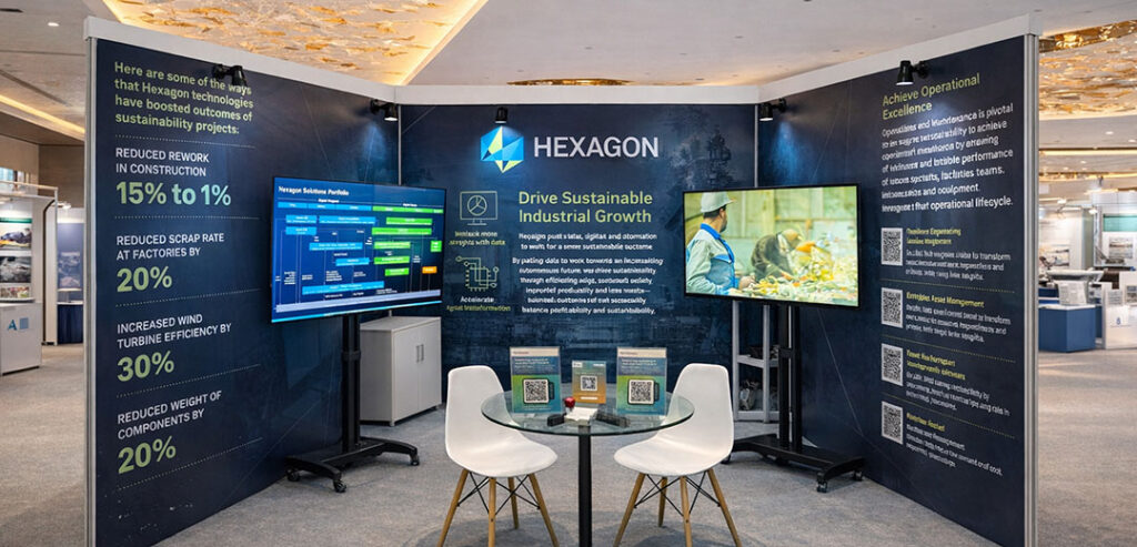 Hexagon Exhibition Booth Signage